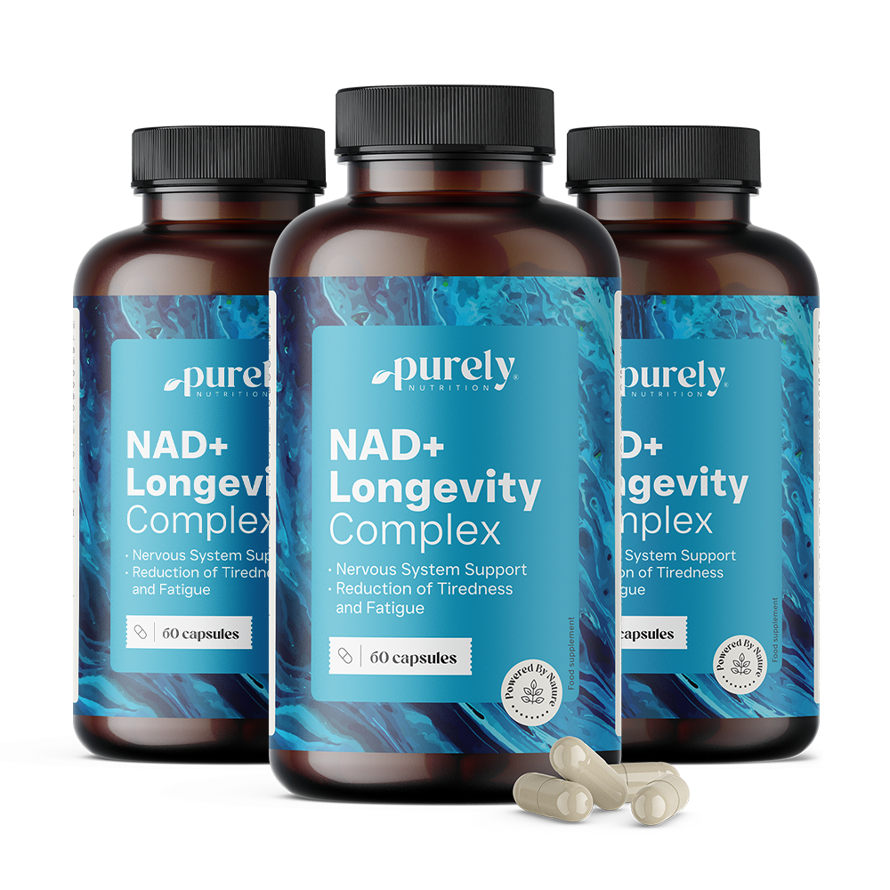 3x NAD+ Longevity Complex, razem 180 kapsułek